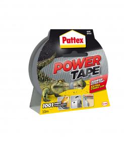 Pattex Power Tape, Ruban adhésif extra fort pour charges lourdes, 48 mm x 10 m, gris