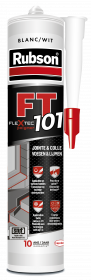 Rubson FT 101 Blanc, Mastic polymère de haute qualité pour joints, 280 ml