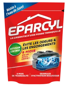 EPARCYL - Entretien des fosses septiques - Granules - Sachet 200 G